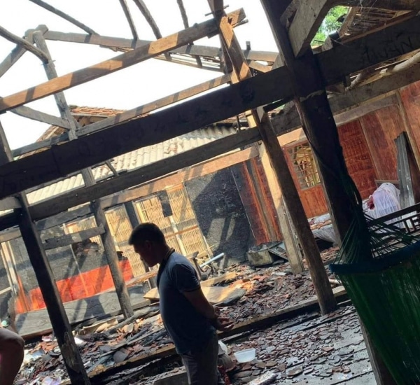 ? – GIEO NHÀ CHỊ NÔNG THỊ THANH TÂM- CAO BẰNG BỊ CHÁY ?